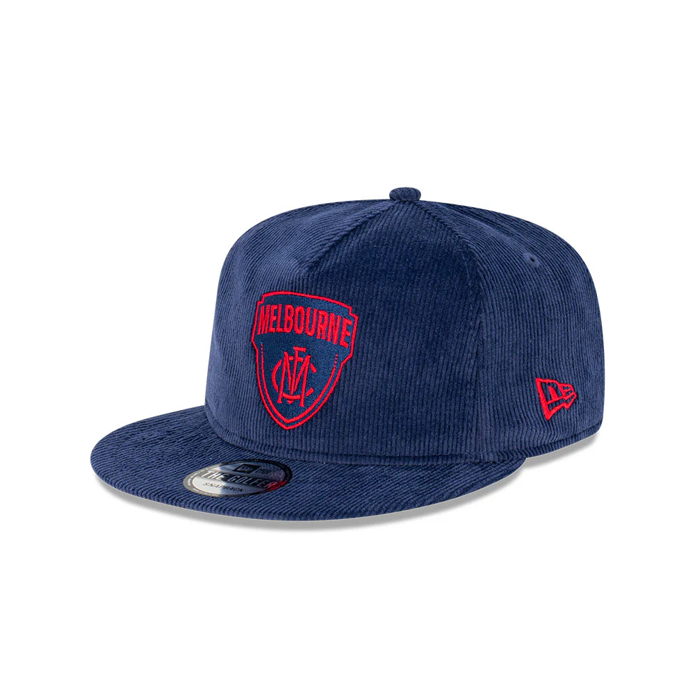 Melbourne Demons New Era Corduroy Golfer Cap