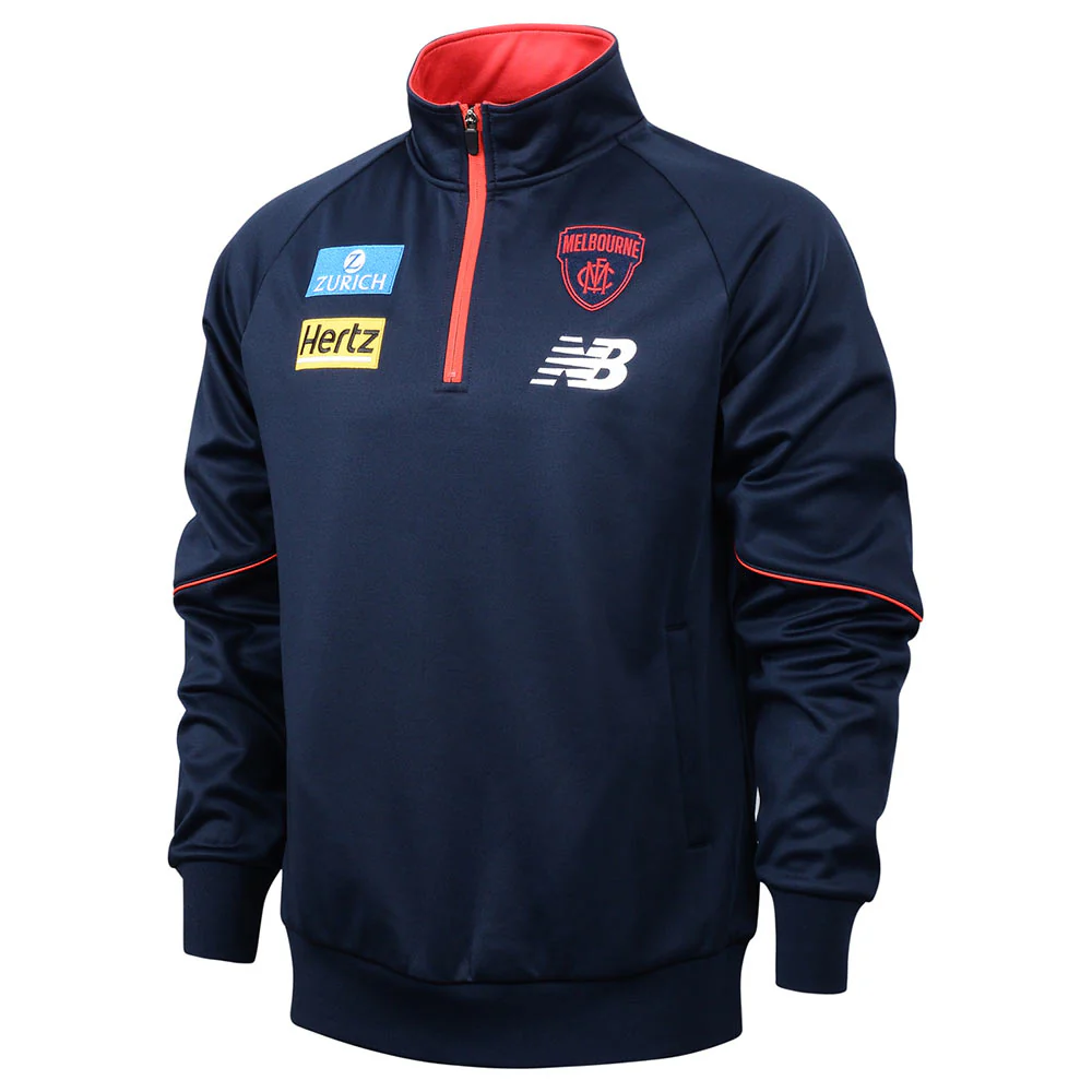 Melbourne Demons 2024 Authentic Mens 1/4 Zip Sweater - Image 2
