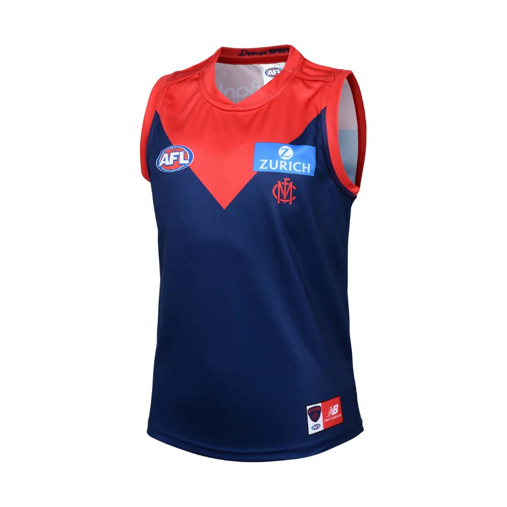 Melbourne Demons 2025 Authentic Youth Home Guernsey