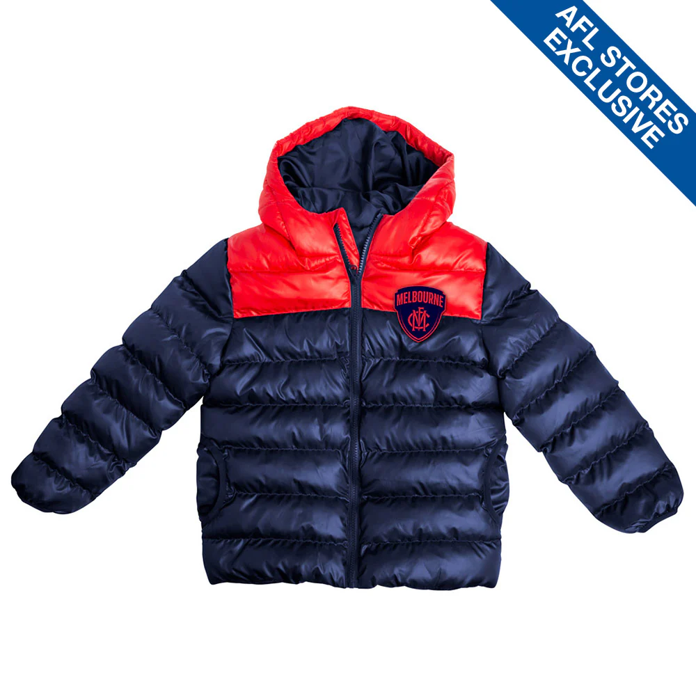 Melbourne Demons Youth Puffer Jacket