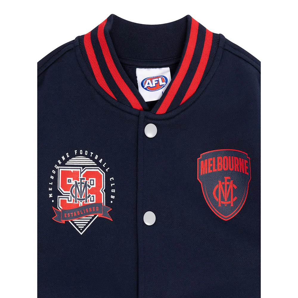 Melbourne Youth Varsity Fleece Jacket - Image 3