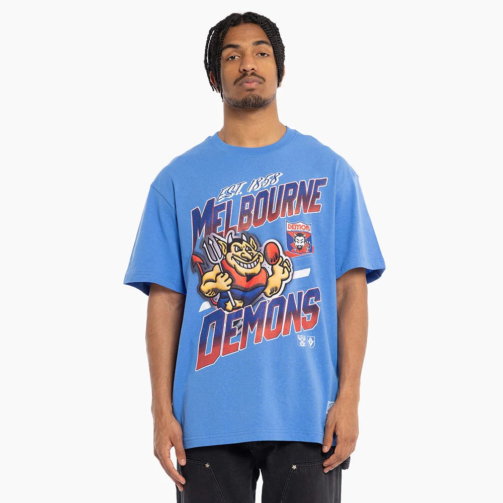 Melbourne Demons Mitchell & Ness Mascot Character Tee