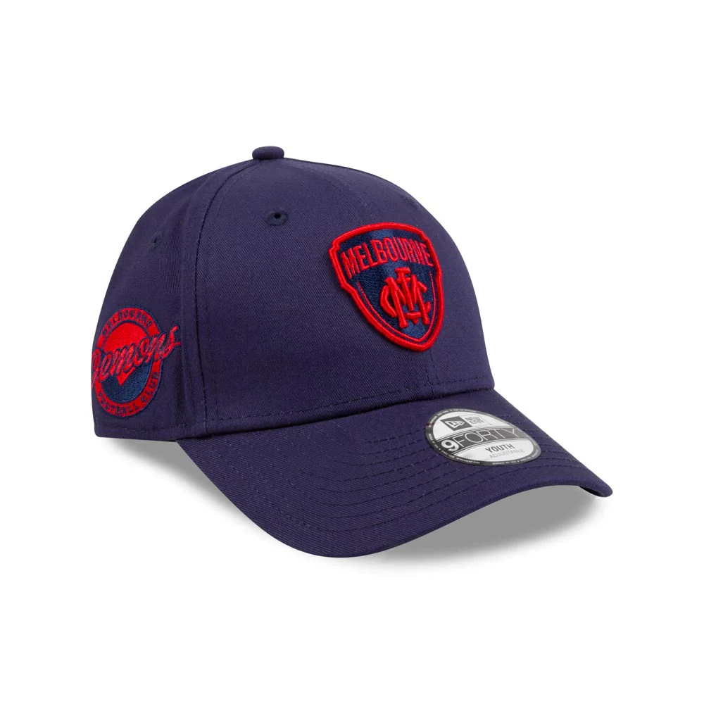 Melbourne Demons Badged 9forty Kids Cap