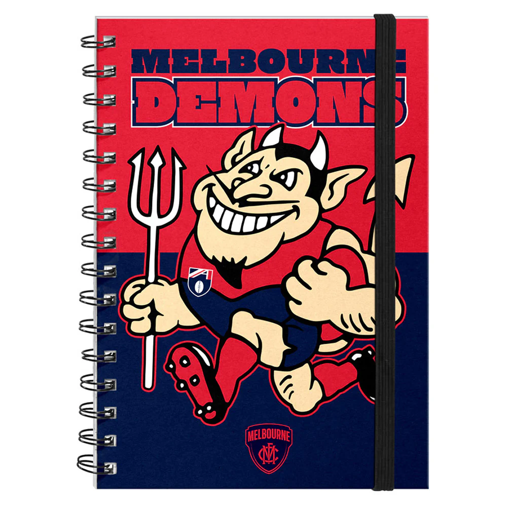 Melbounre Demons Retro Mascot A4 Notebook - Image 2