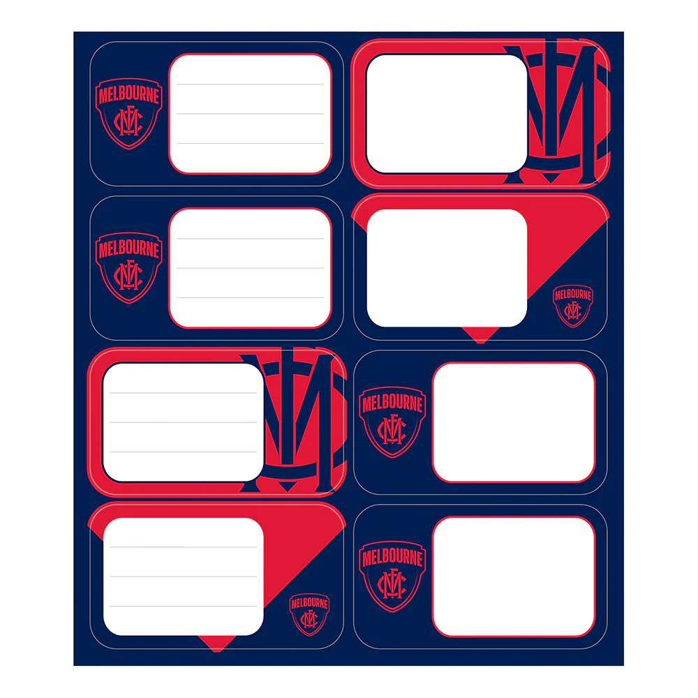 Melbourne Demons Book Labels
