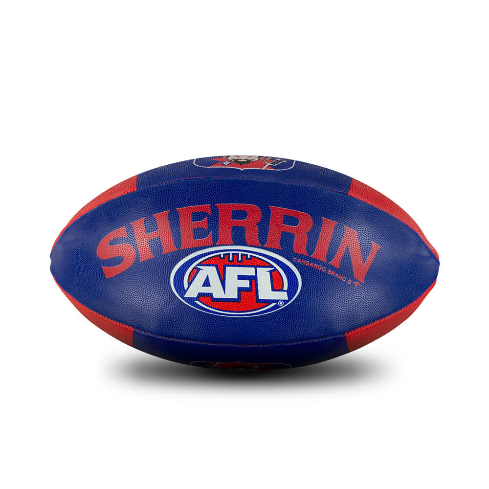 Melbourne Demons 1st 18 Synthetic All Surface Retro Football - Size 3 - Image 2