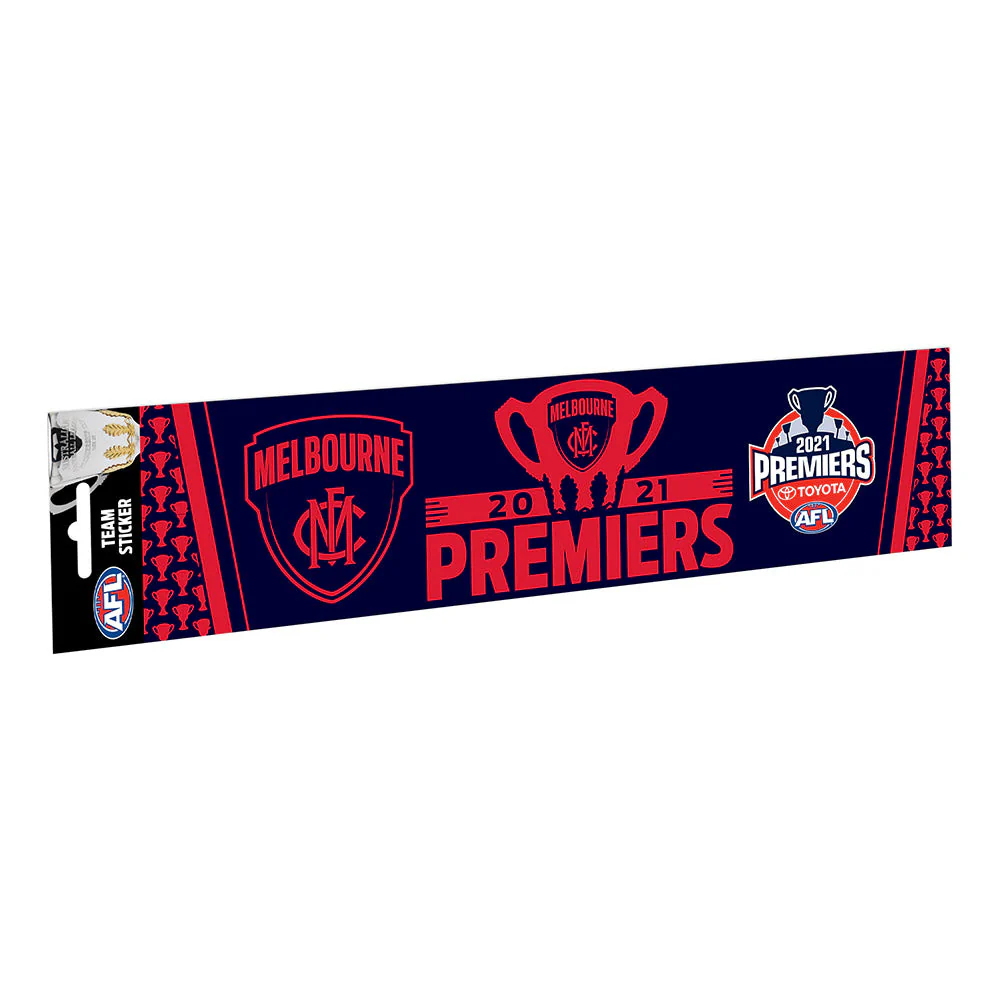 Melbourne Demons 2021 Premiers Bumper Sticker - Image 2