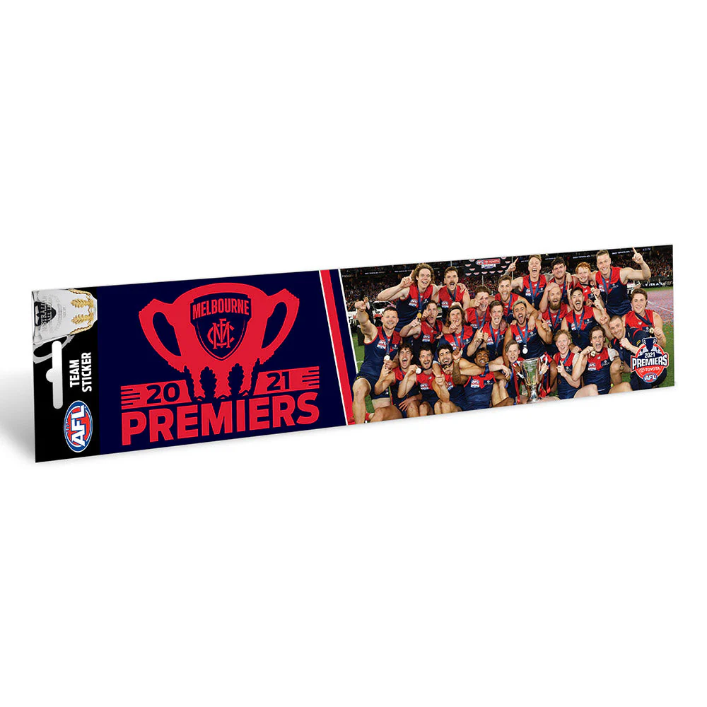 Melbourne Demons 2021 Premiers Image Bumper Sticker - Image 2