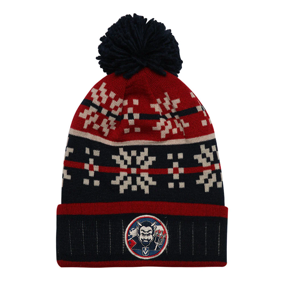 Melbourne Demons Adult Cable Beanie - Image 2
