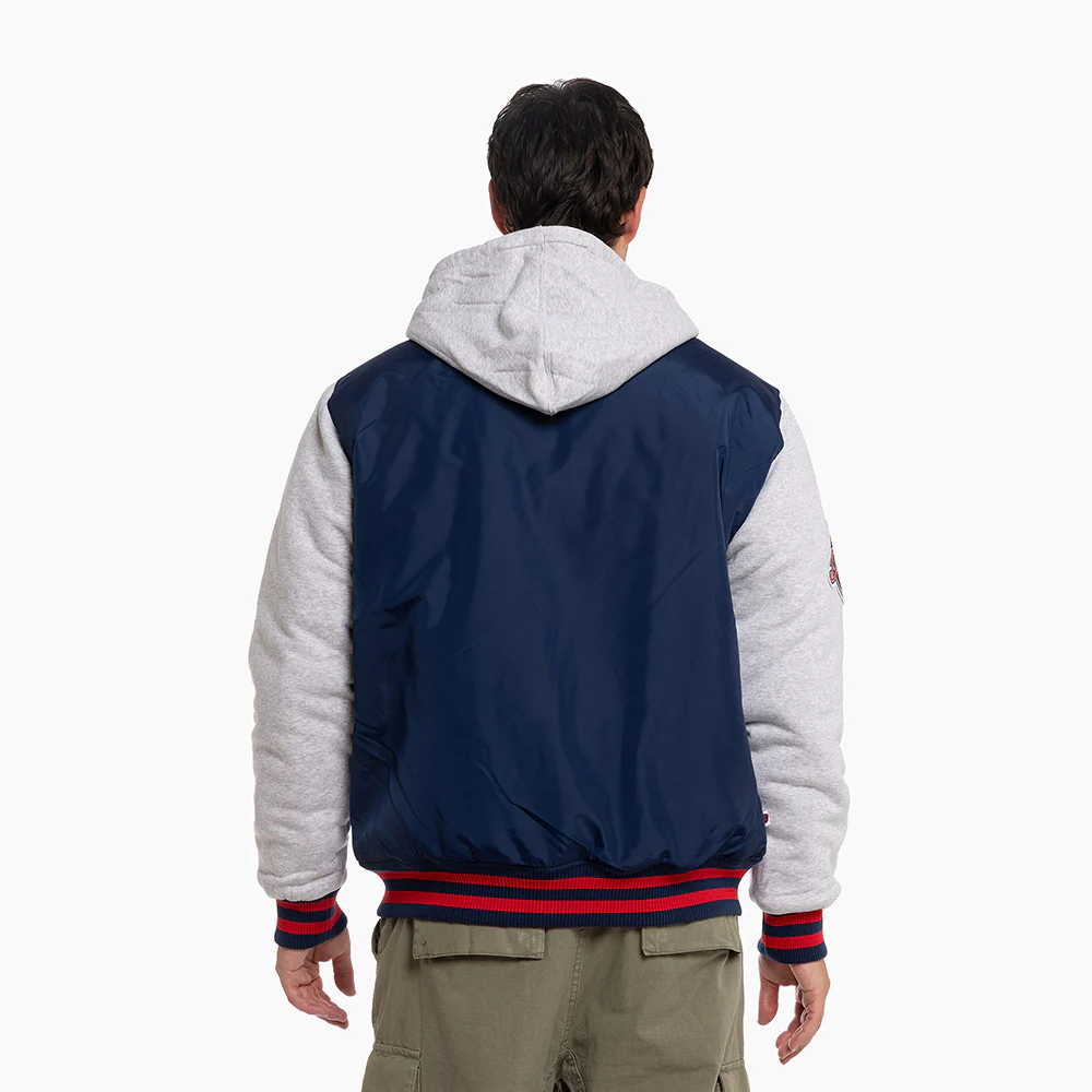 Melbourne Demons Adult Patchwork Bomber Jacket - Image 8