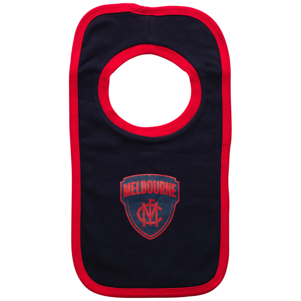 Melbourne Demons Babies 2 Pack Bib Set - Image 2