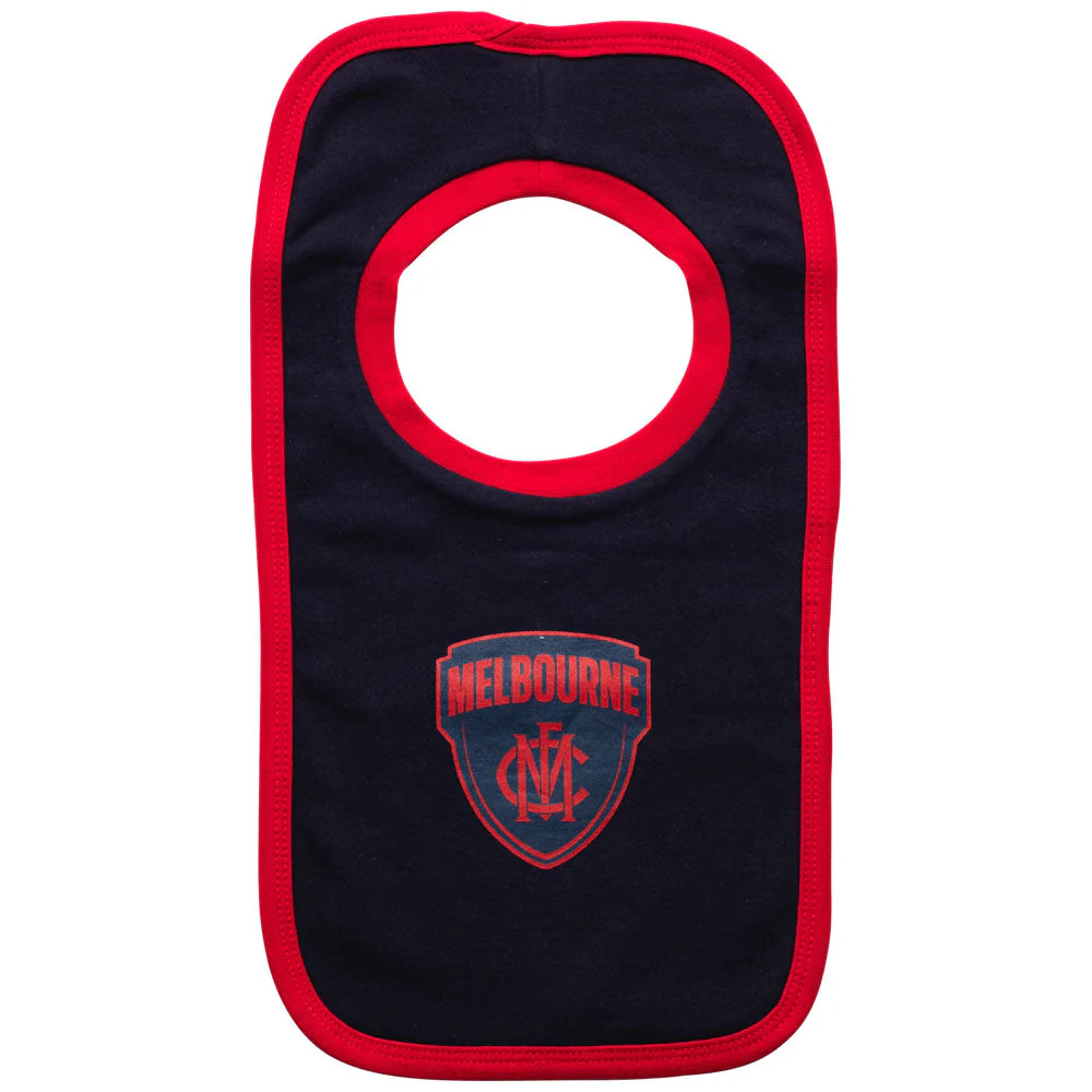 Melbourne Demons Babies 2 Pack Bib Set - Image 4