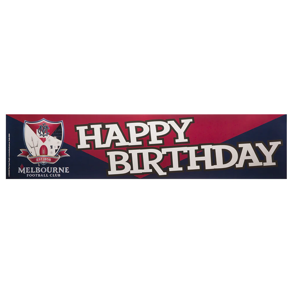 Melbourne Demons Birthday Banner - Image 2