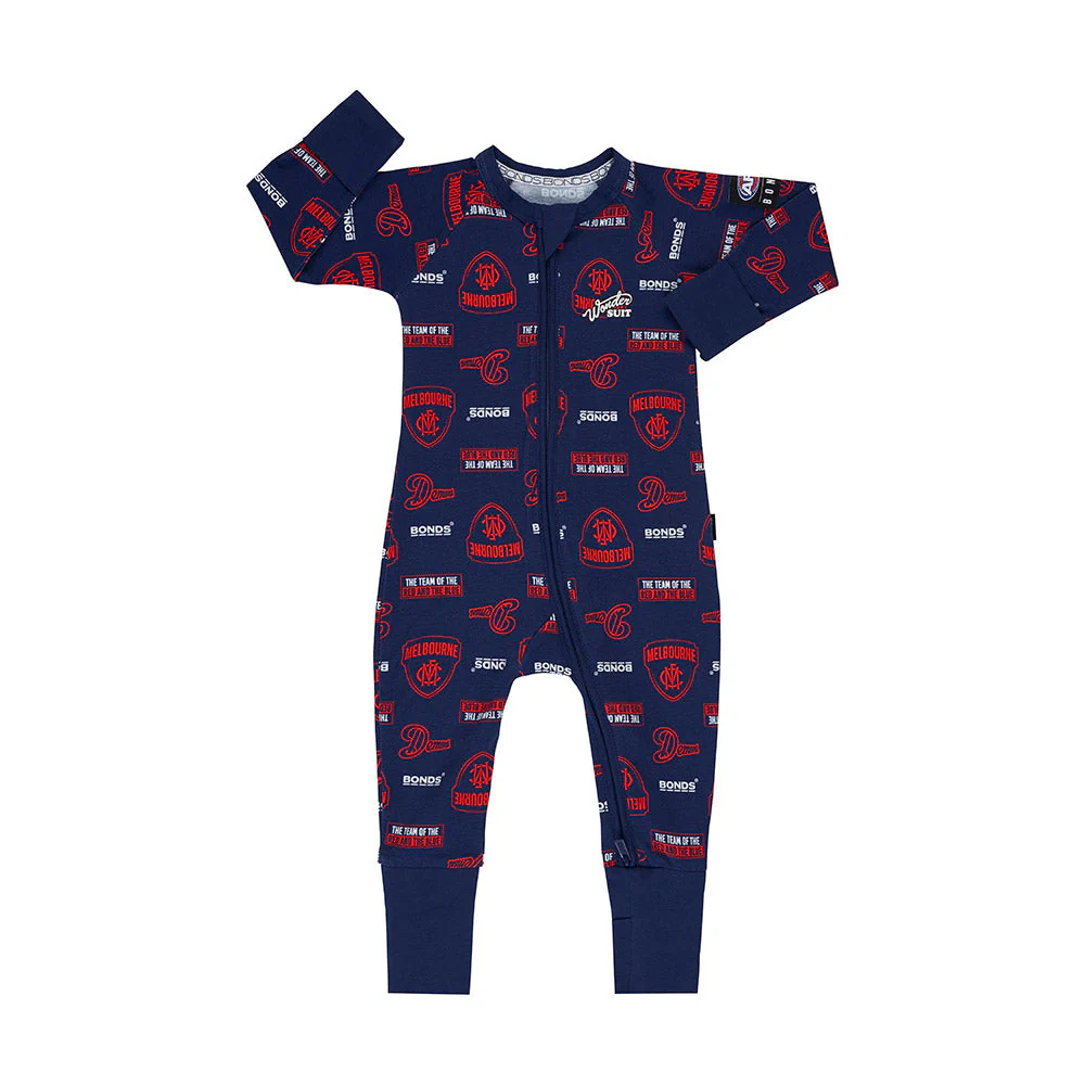 Melbourne Demons Bonds Zippy Wondersuit - Image 3