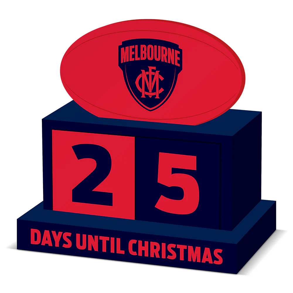 Melbourne Demons Christmas Countdown Blocks