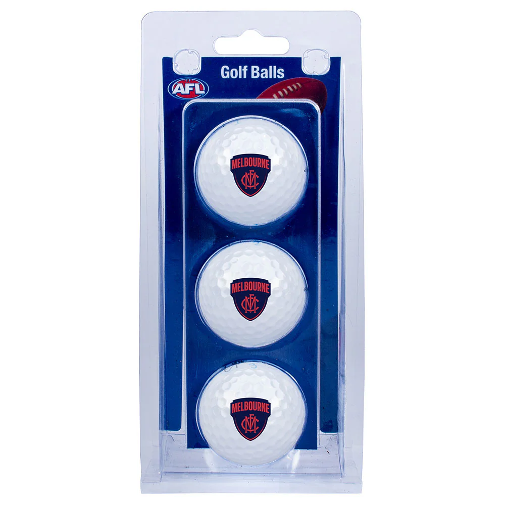 Melbourne Demons Golf Balls - 3pk