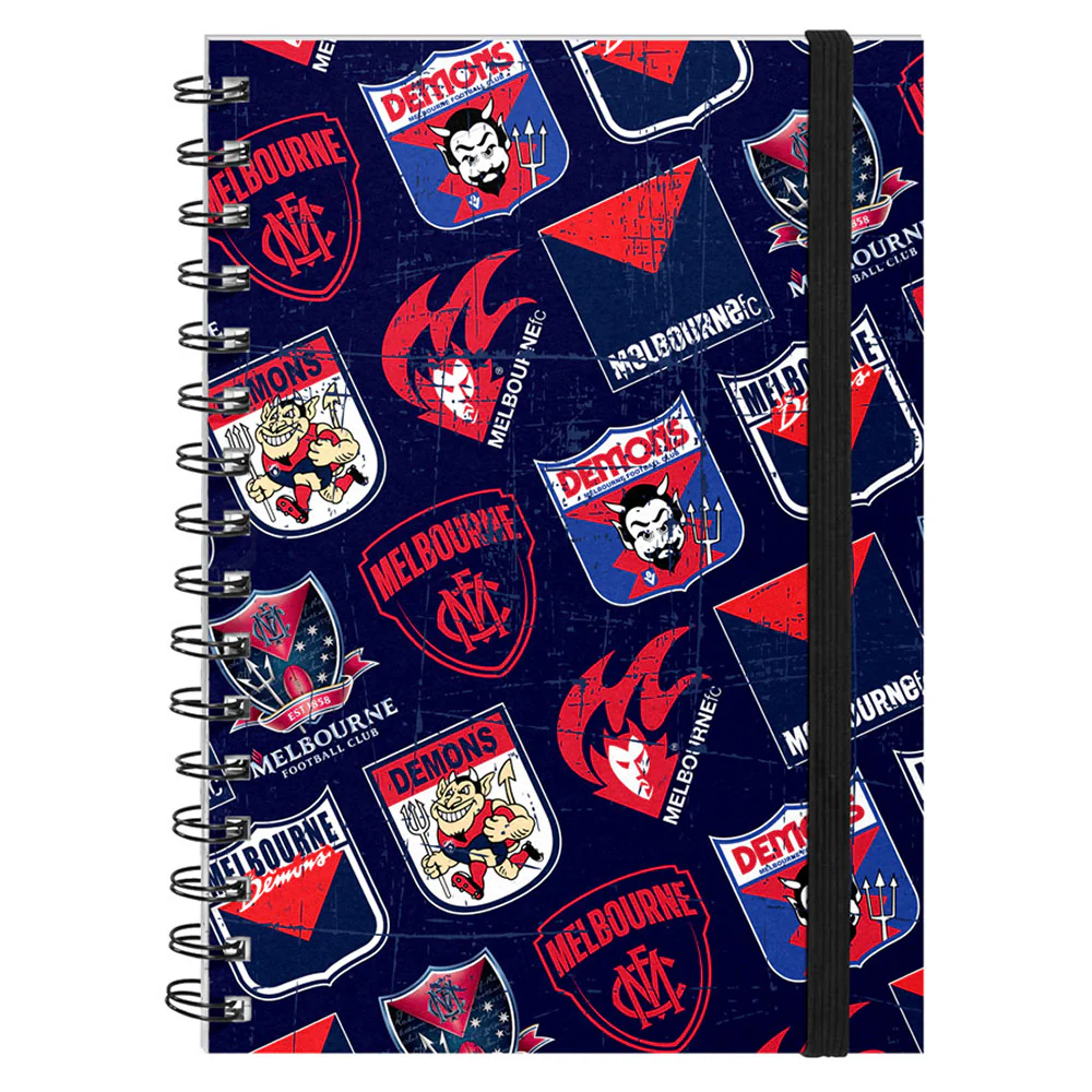 Melbourne Demons Hard Cover Notebook - Image 2