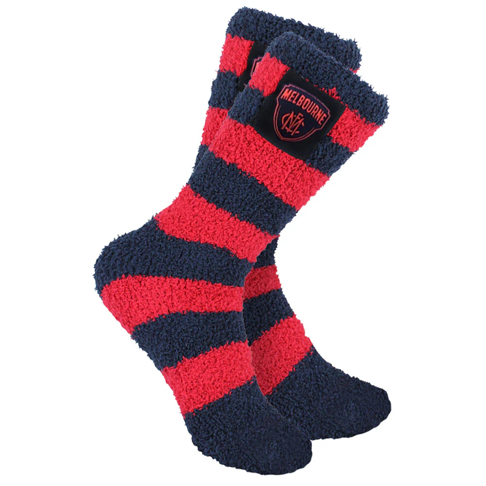 Melbourne Demons Ladies Bed Socks