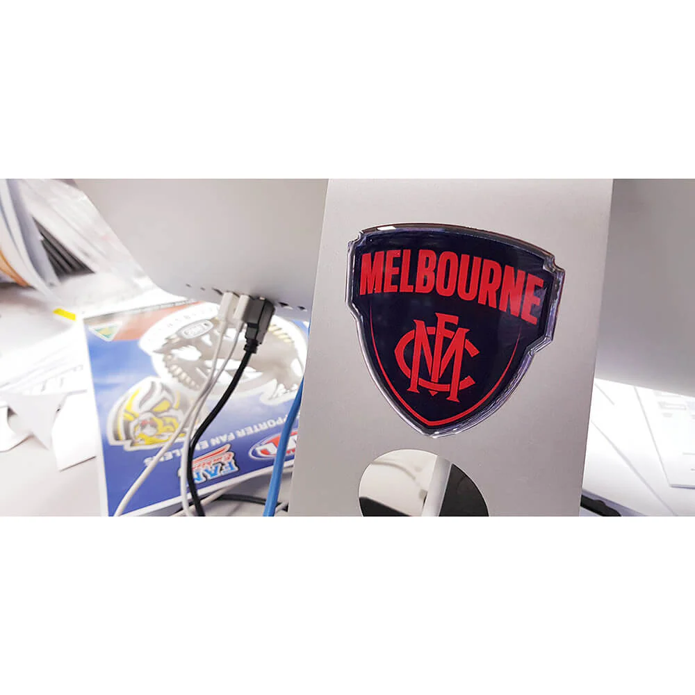 Melbourne Demons Lensed Chrome Decal - Image 4