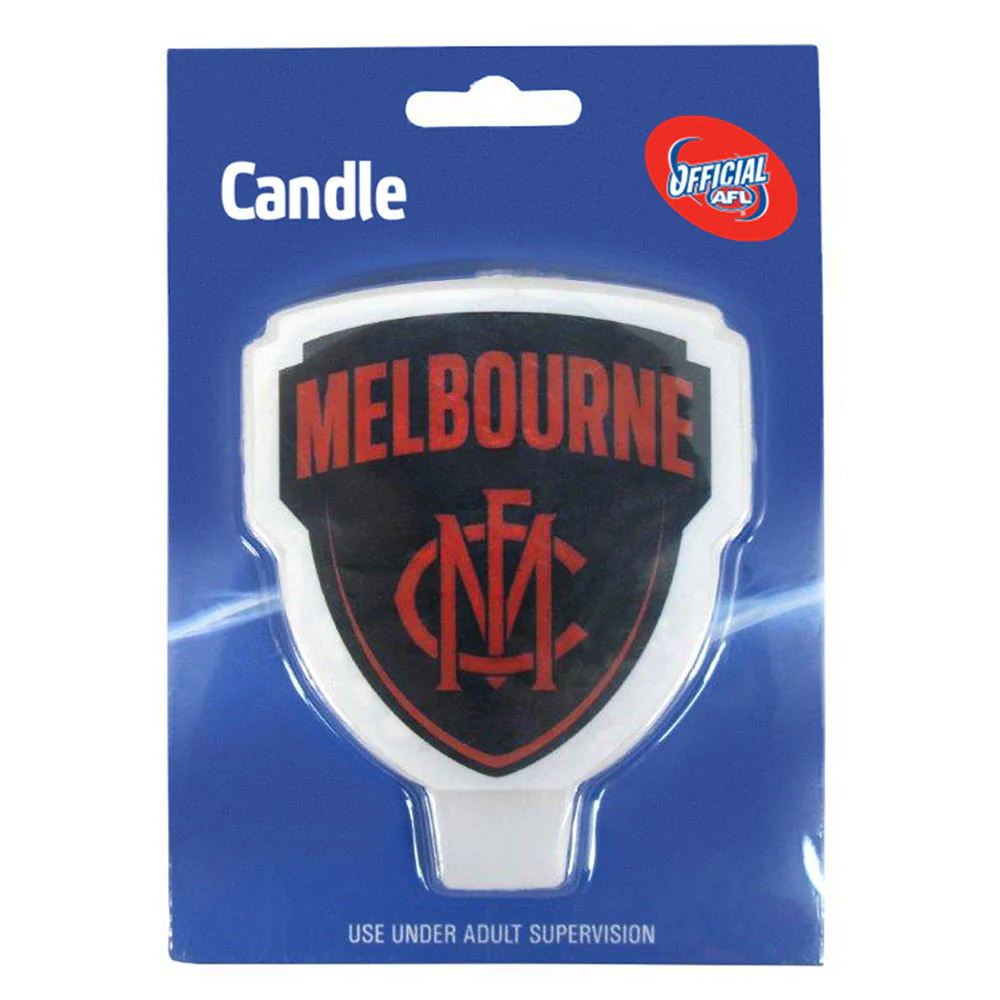 Melbourne Demons Logo Candle