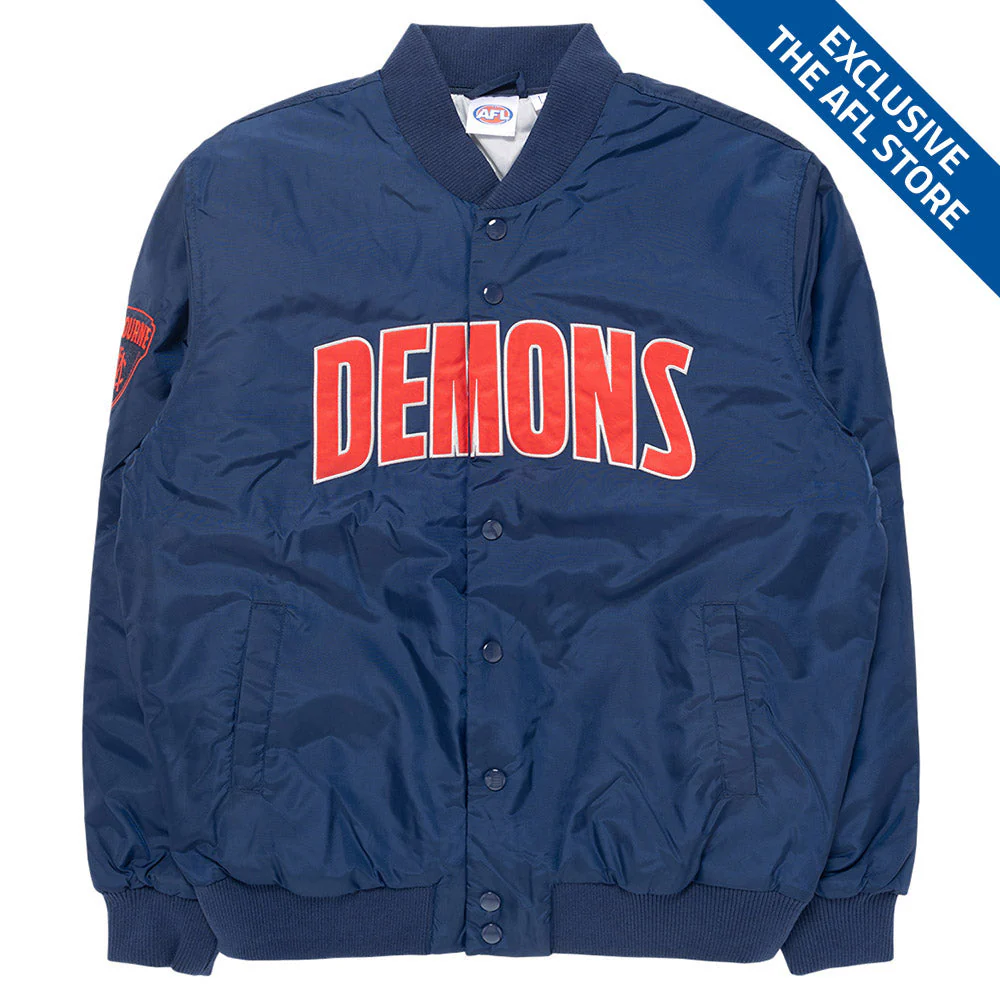 Melbourne Demons Mens Bomber Jacket - Image 5