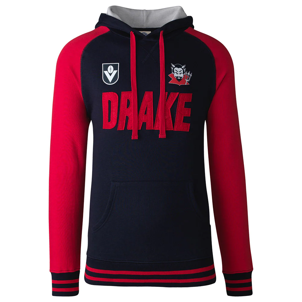 Melbourne Demons Mens Drake Throwback Hood