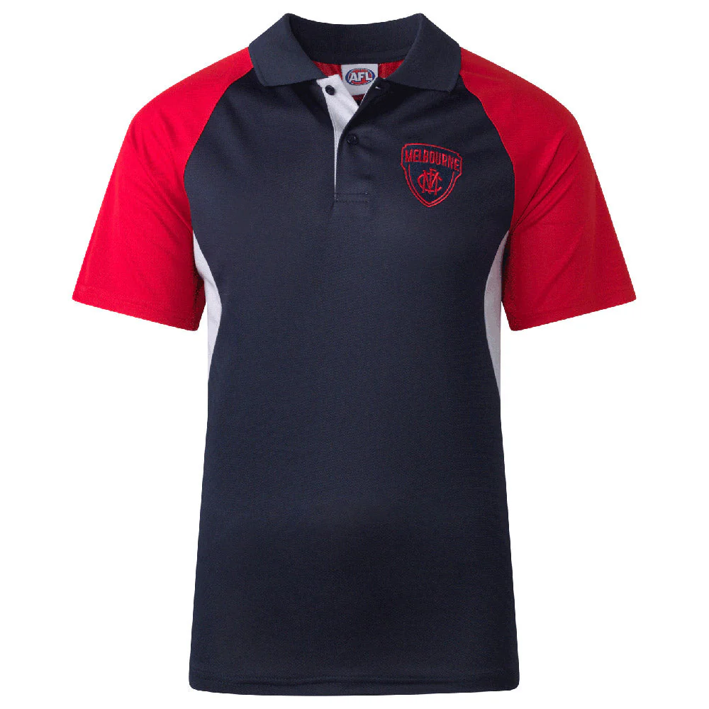 Melbourne Demons Mens Summer Premium Polo - Image 3