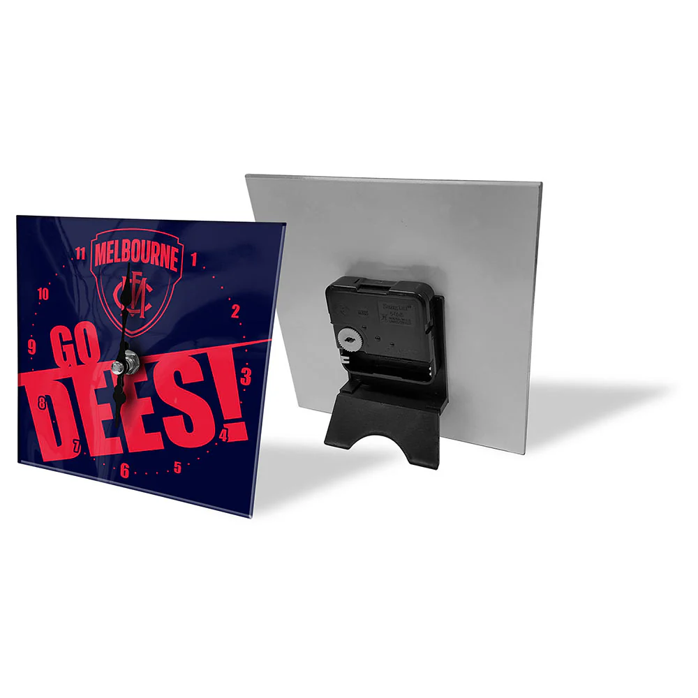 Melbourne Demons Mini Glass Clock - Image 2