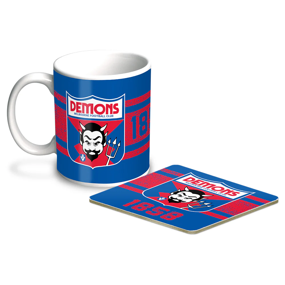 Melbourne Demons Mug And Coaster Pack