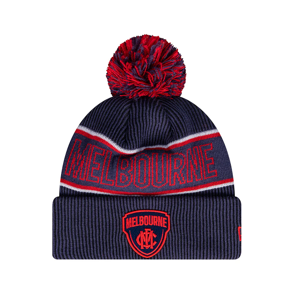 Melbourne Demons New Era 6-Dartcuff Beanie