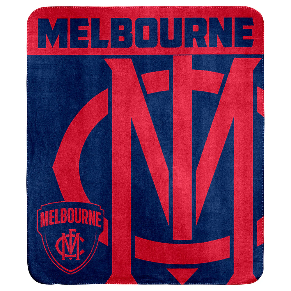 Melbourne Demons Polar Fleece Rug