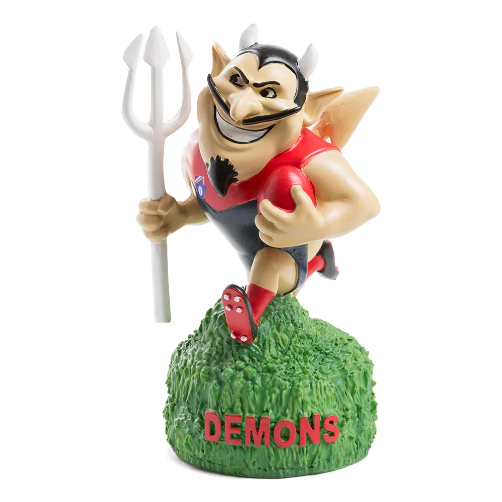 Melbourne Demons Retro Mascot Mini Statue Figurine