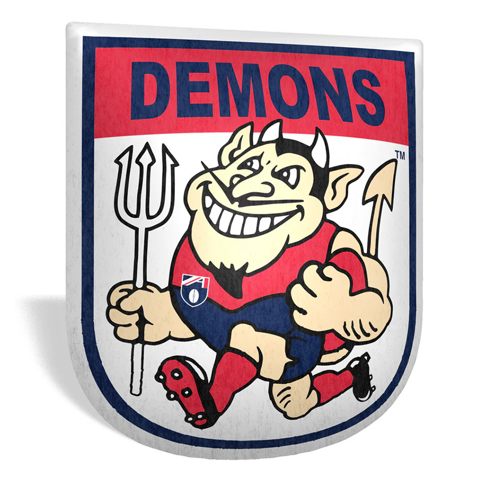 Melbourne Demons Retro Mascot Shaped Cushion - Image 2