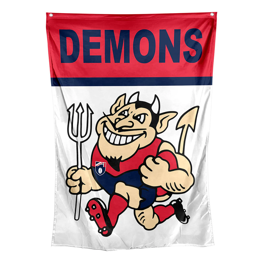 Melbourne Demons Retro Wall Flag