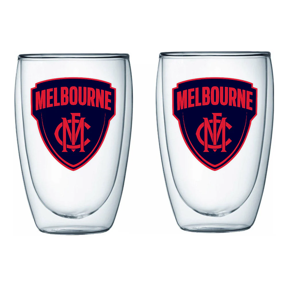 Melbourne Demons S/2 Double-Wall Glasses - Image 2