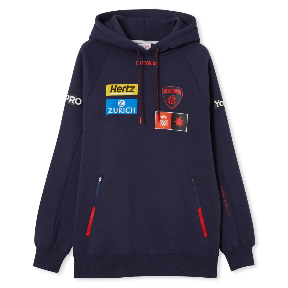 Melbourne Demons Season 9 AFLW Authentic Adult Hoodie