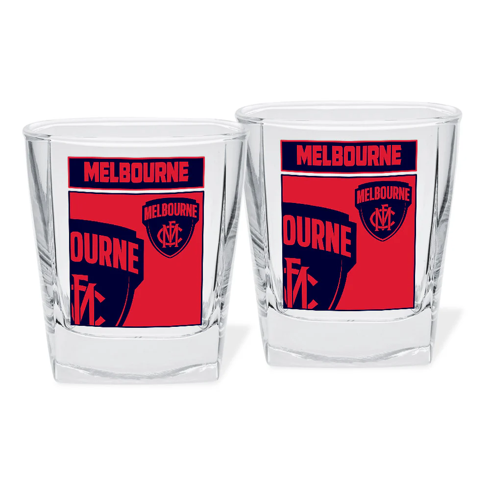 Melbourne Demons Set Of 2 Spirit Glasses