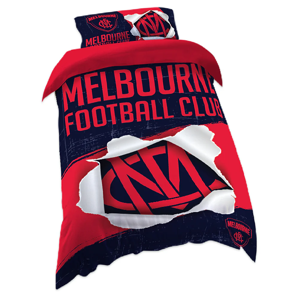 Melbourne Demons Single Quilt Cover Set