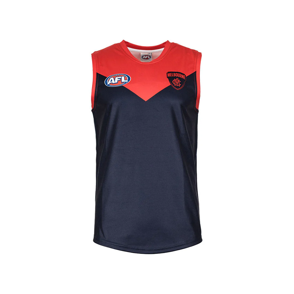 Melbourne Demons Toddler Sleeveless Replica Guernsey - Image 4