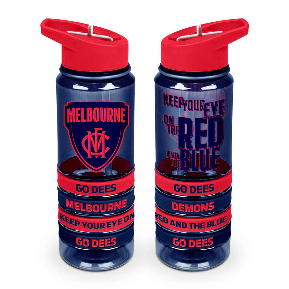 Melbourne Demons Tritan Bottle And Bands - Image 2