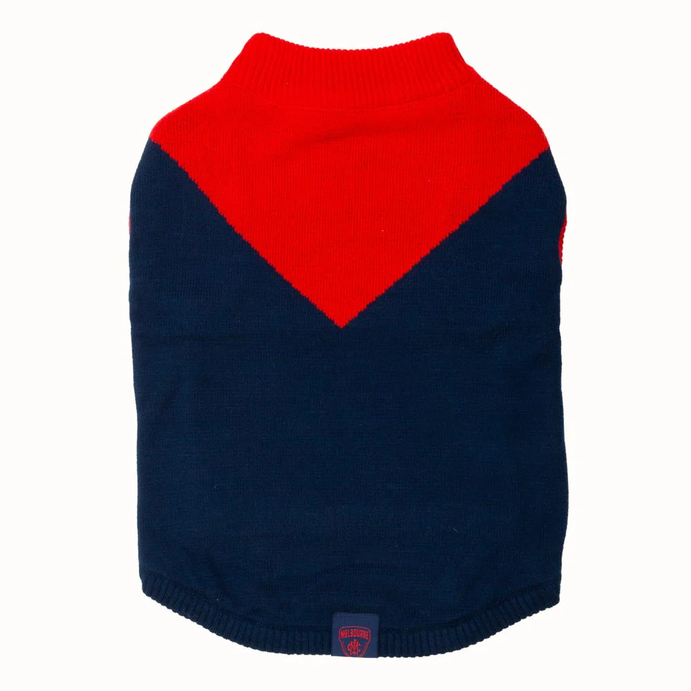 Melbourne Demons Dog Jumper - Medium - Image 3
