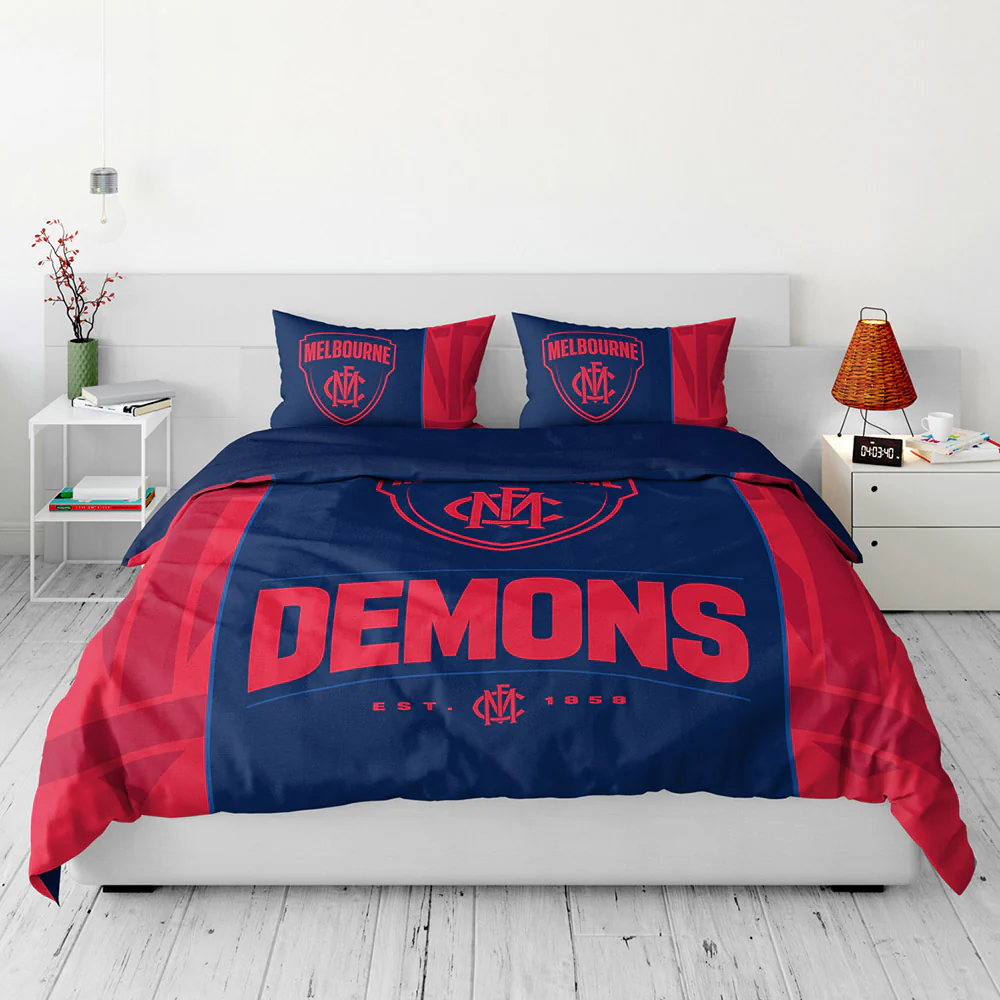 Melbourne Demons Queen Quilt Cover Set