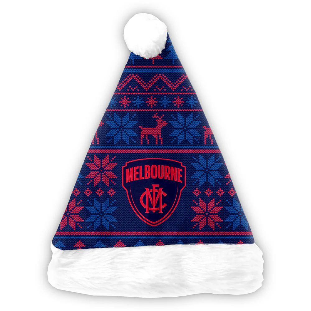Melbourne Demons Christmas Santa Hat