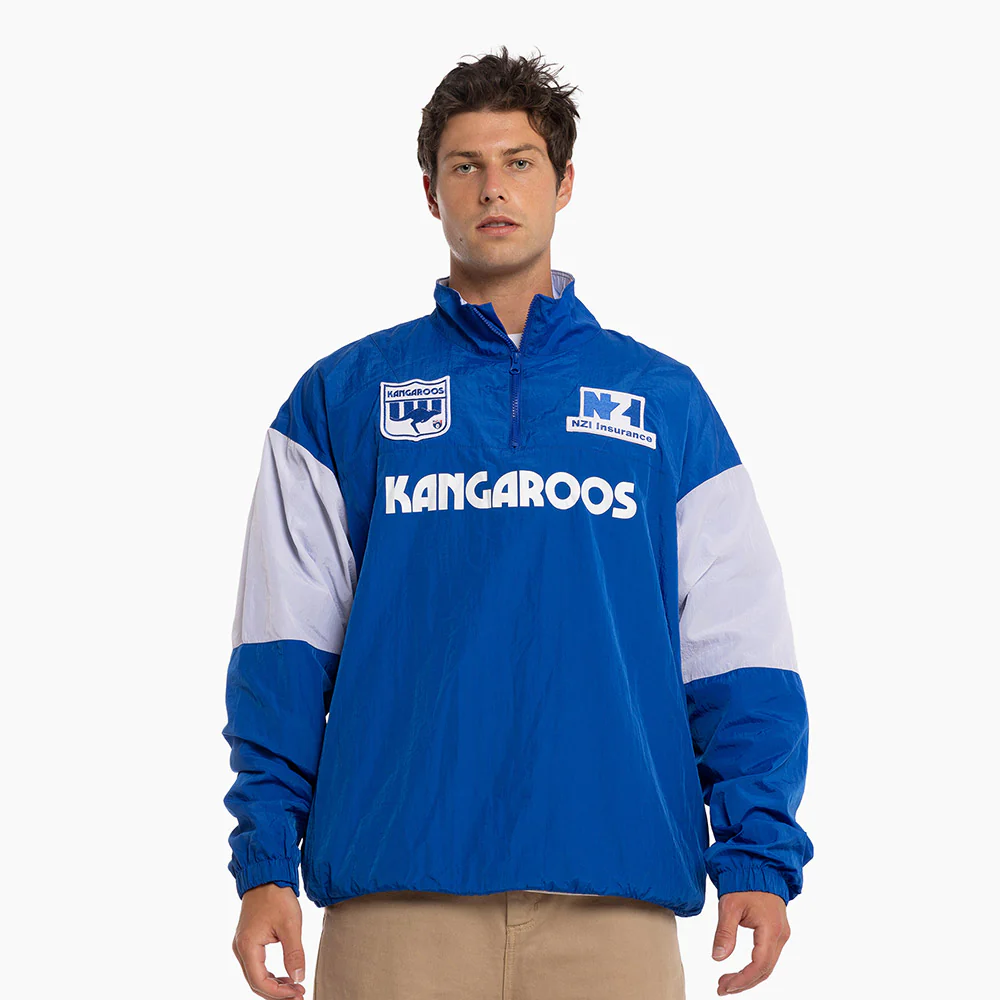North Melbourne Adults Throwback Pullover Windbreaker