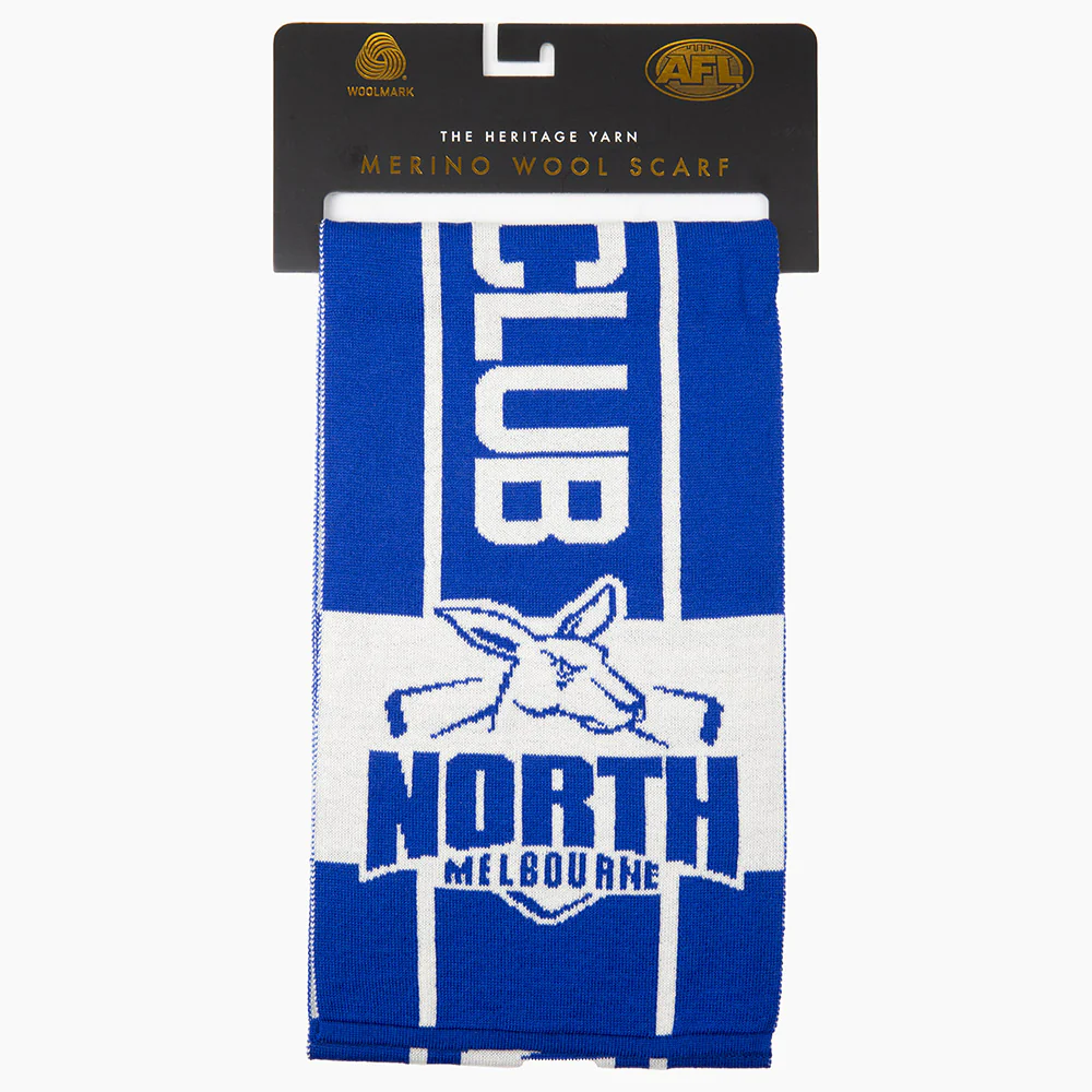 North Melbourne 2024 Merino Wool Scarf