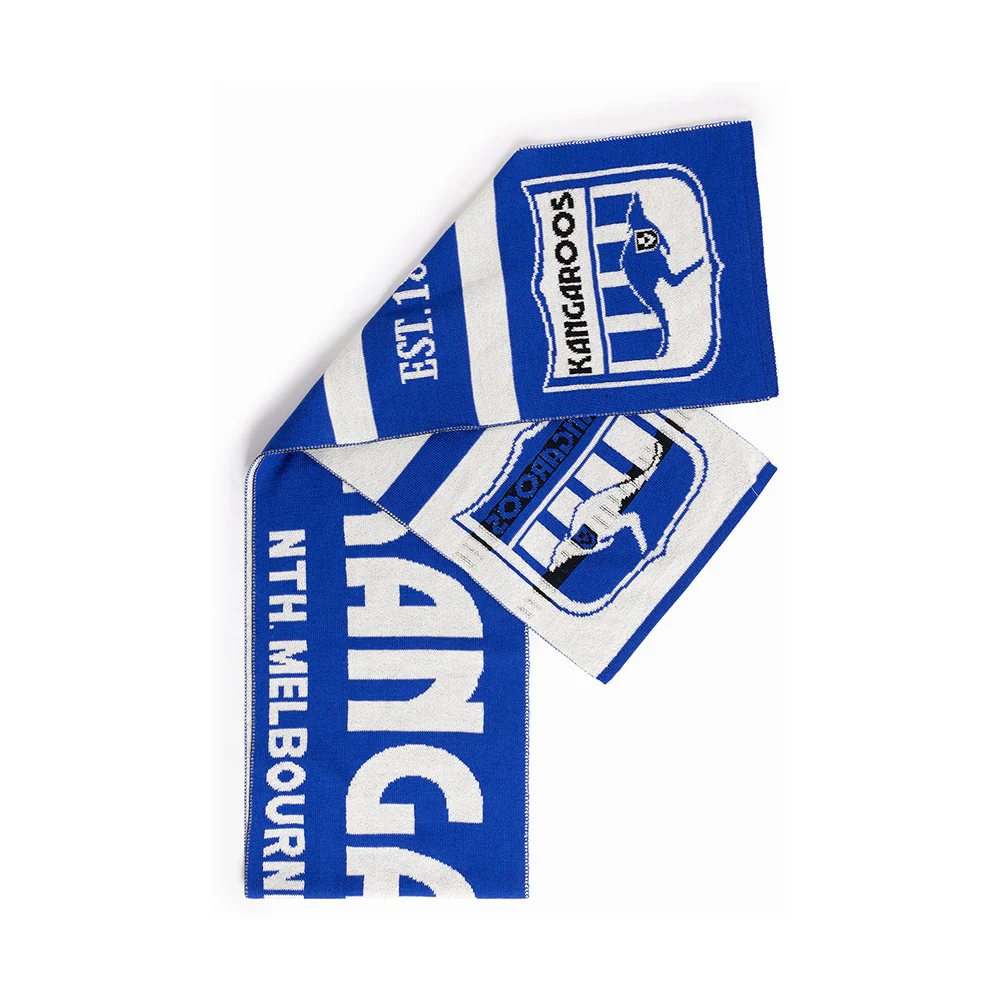 North Melbourne Throwback Merino Wool Scarf - Image 2