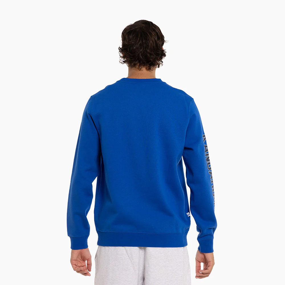 North Melbourne Mens Patchwork Crew Sweater - Image 7