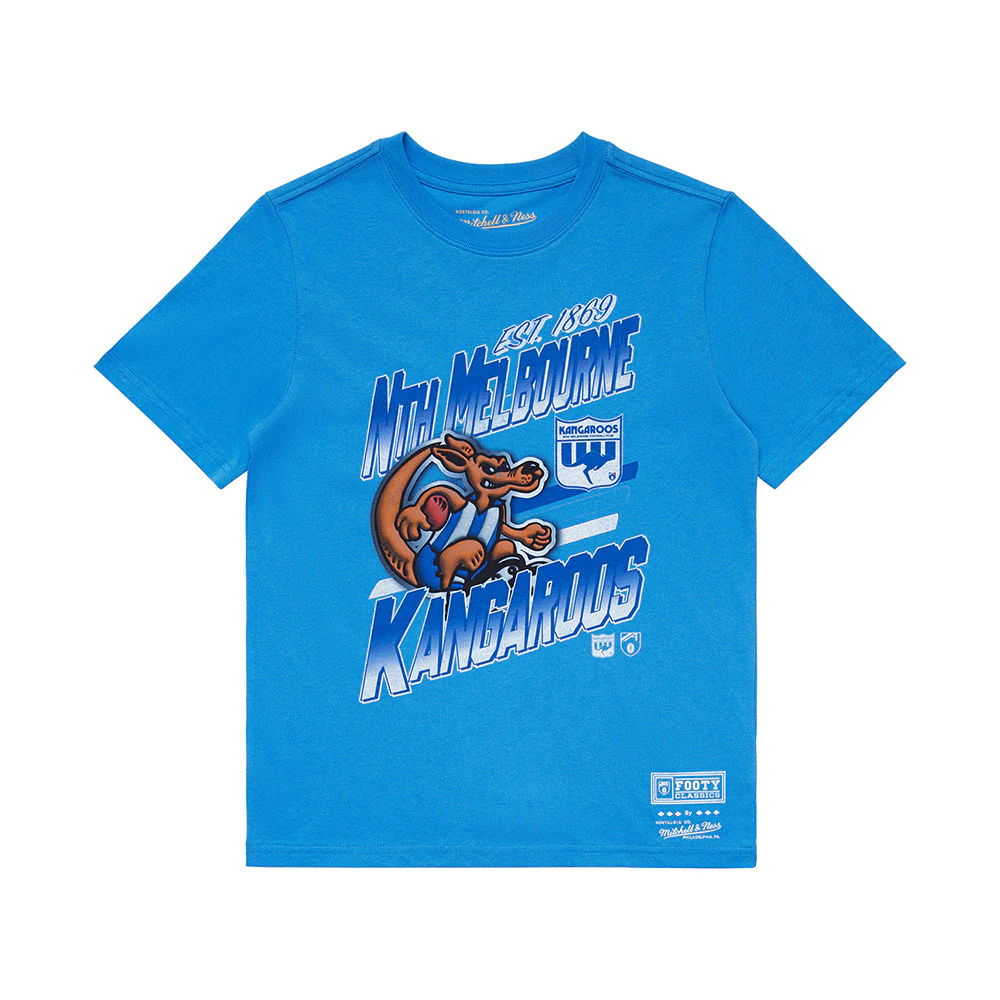North Melbourne Mitchell & Ness Mascot Character Youth Tee