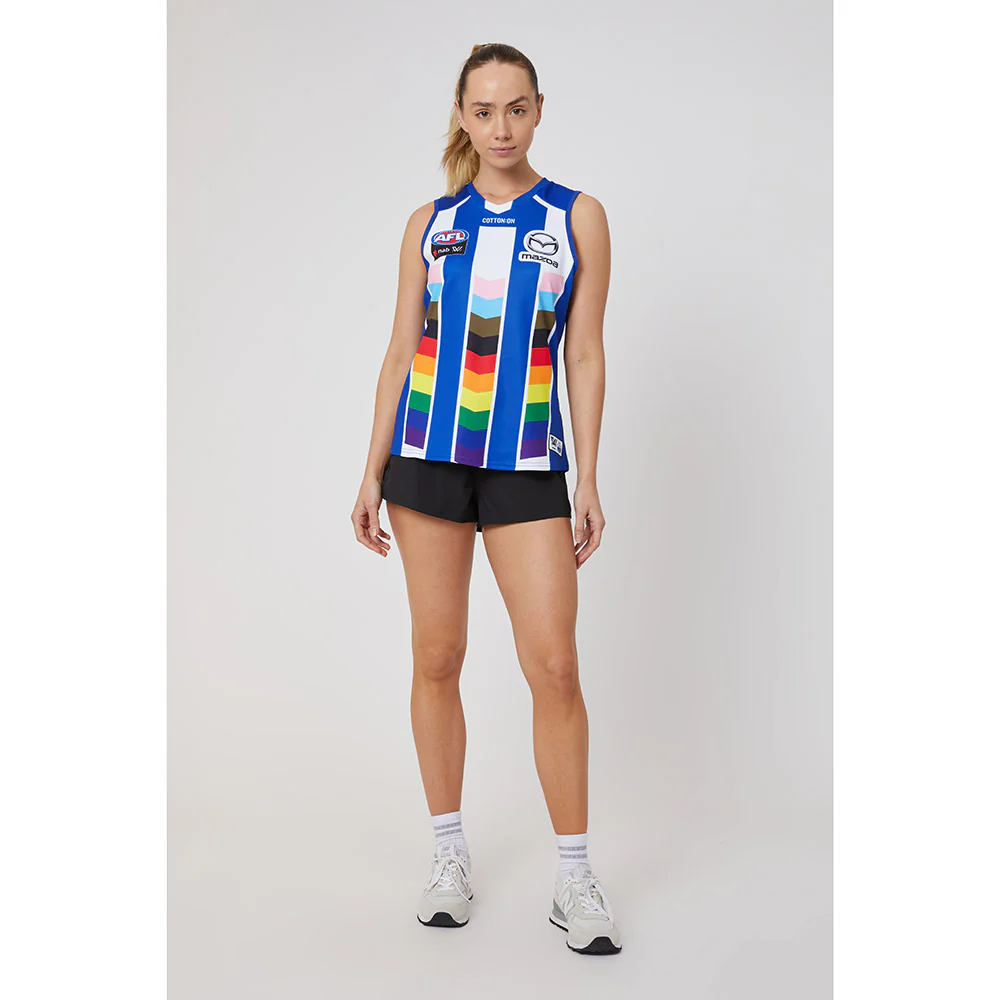 North Melbourne AFLW Season 7 Womens Pride Guernsey