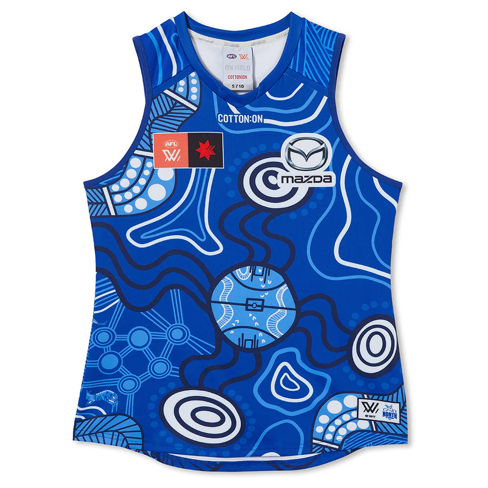 North Melbourne Season 8 AFLW Authentic Indigenous Guernsey - Image 5